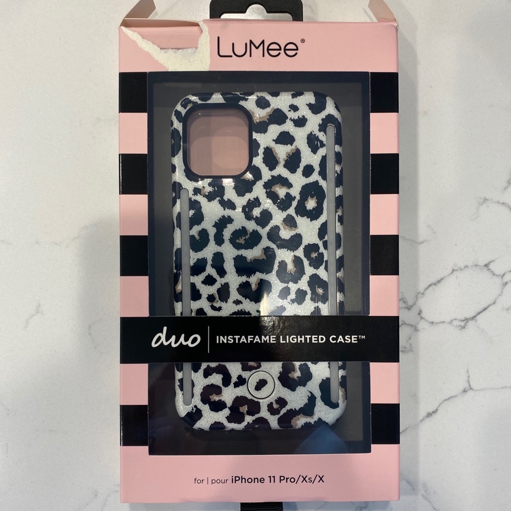LuMee Duo Leopard Glitter